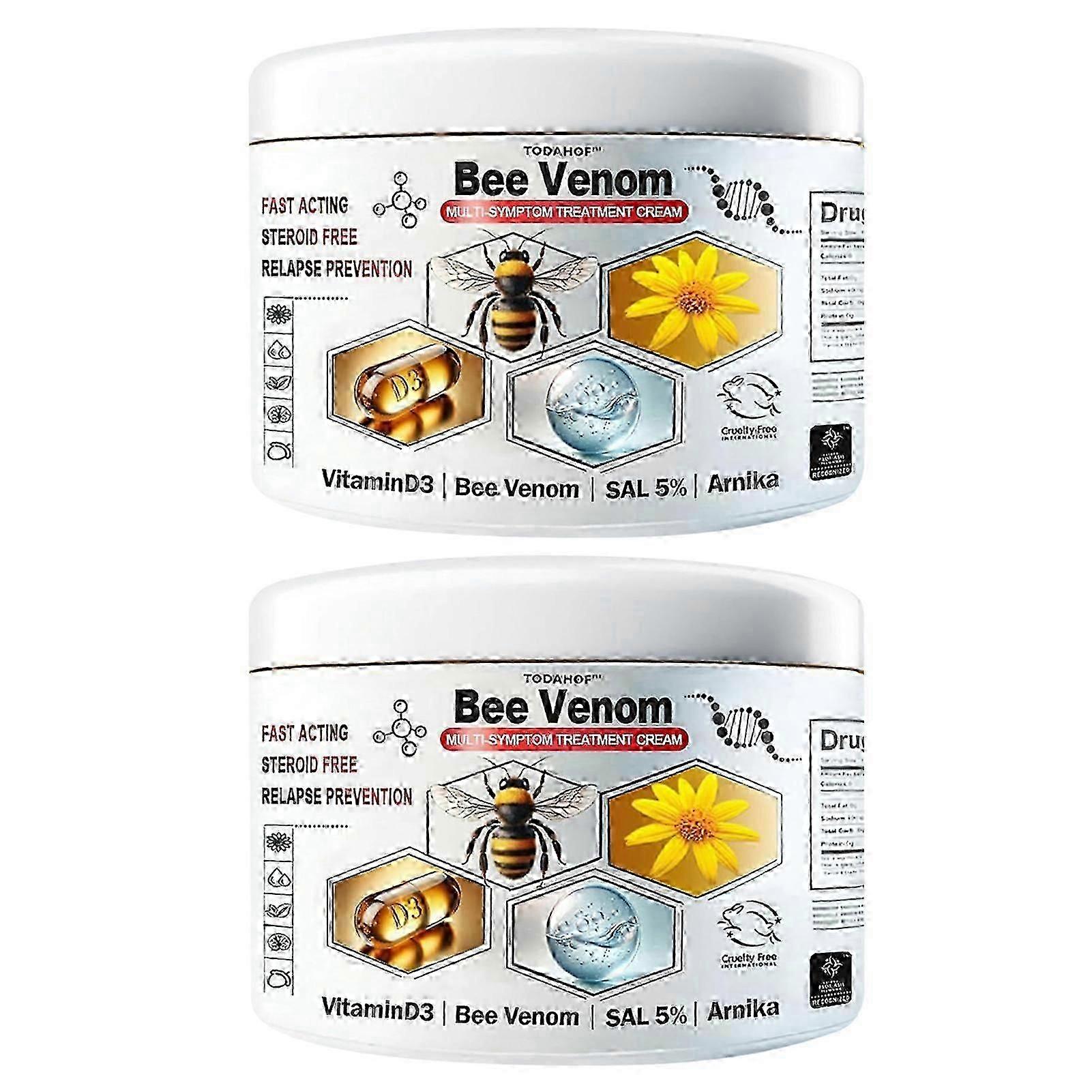 Bee Venom creme til hudbehandling multi symptomlindring