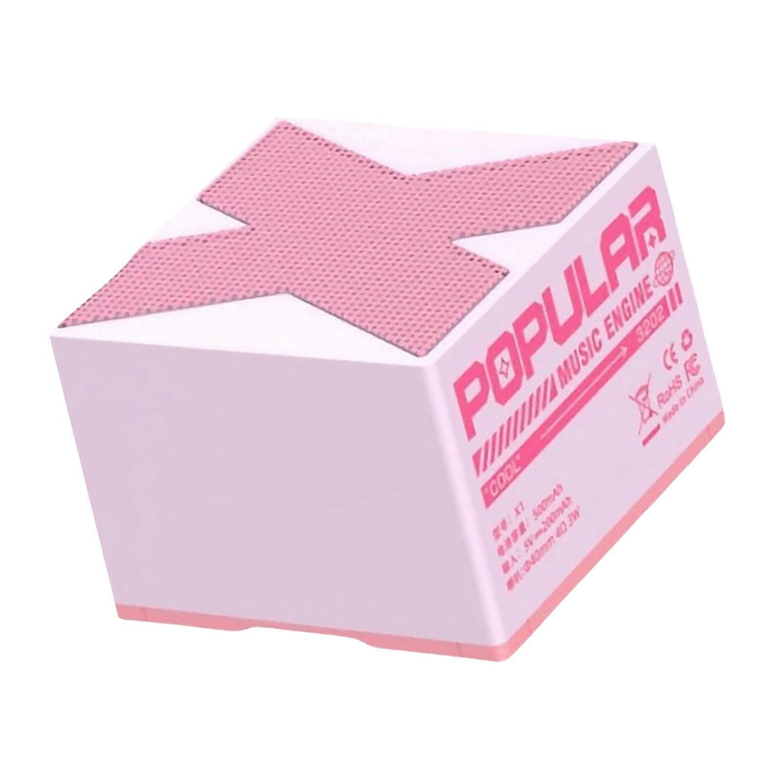 Upgrades Blue tooth Speaker Portable Designs Wireless Speaker small Blue tooth 5.0 Speaker with Clear Sound for Home  Pink