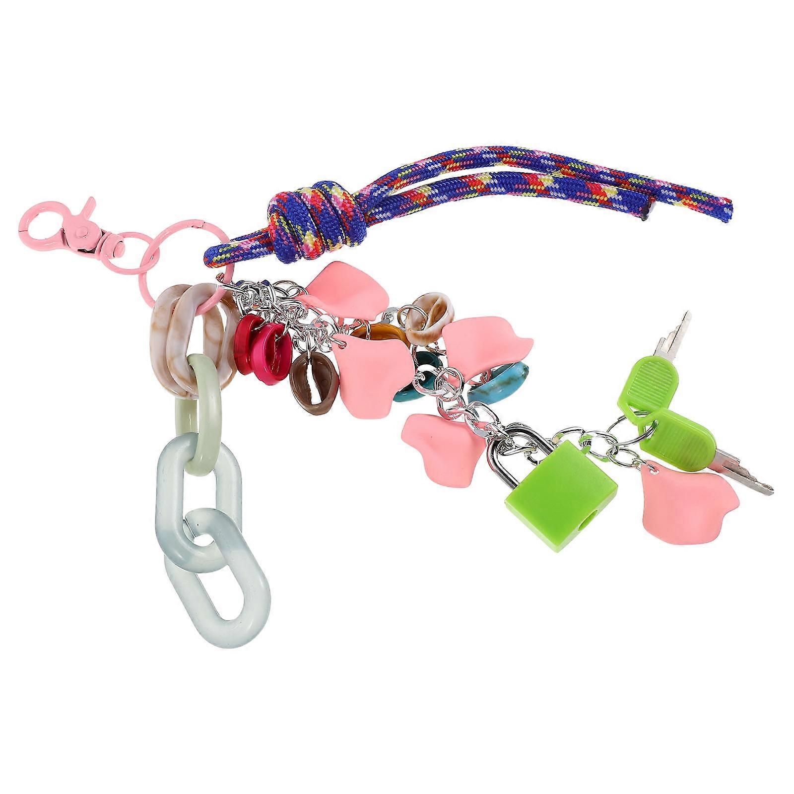 Stylish Macaron Color Keychain Pendant for Purse Charms