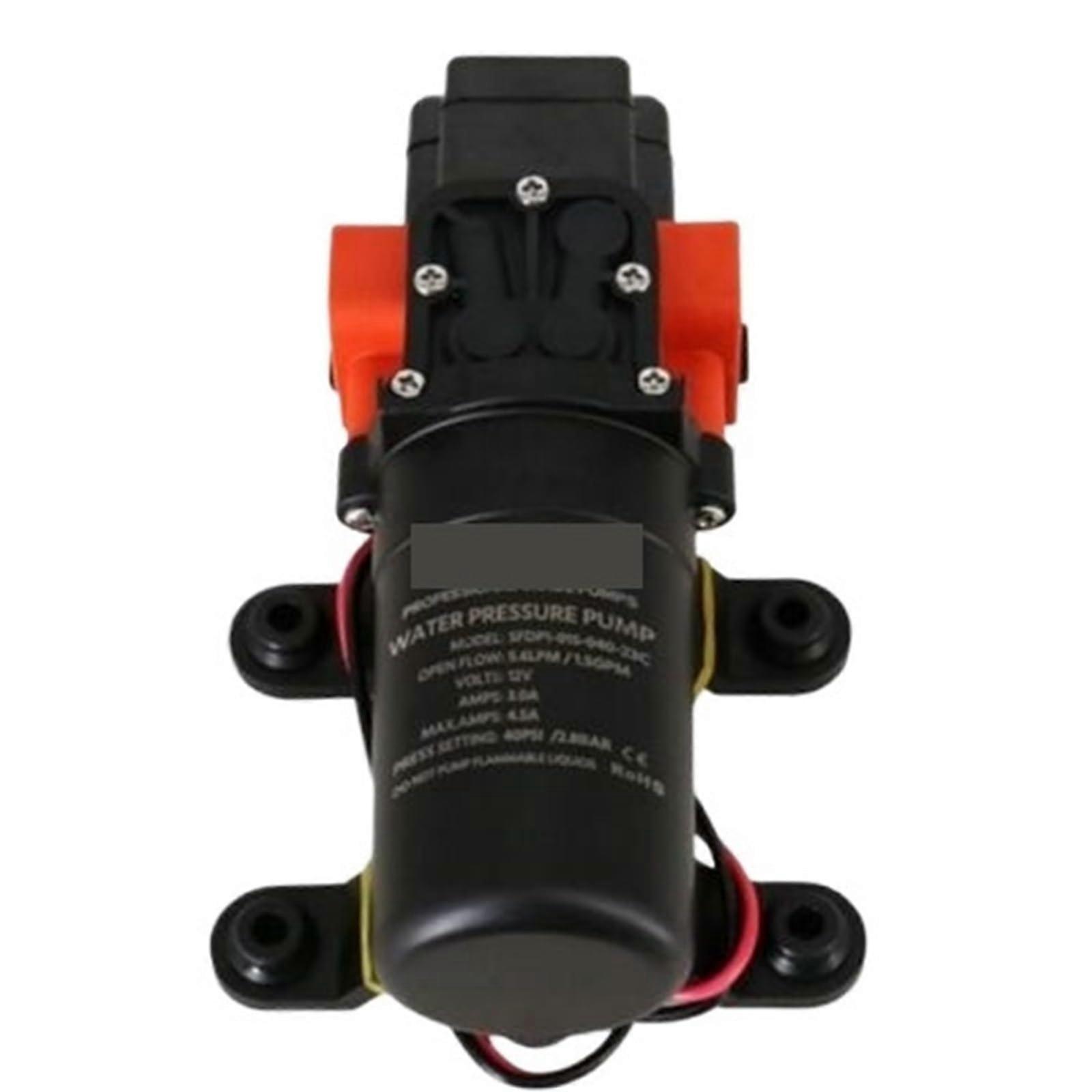 24V Self Priming RV Diaphragm Pump 5.6L 1.5GPM 40PSI for Boat and Shower