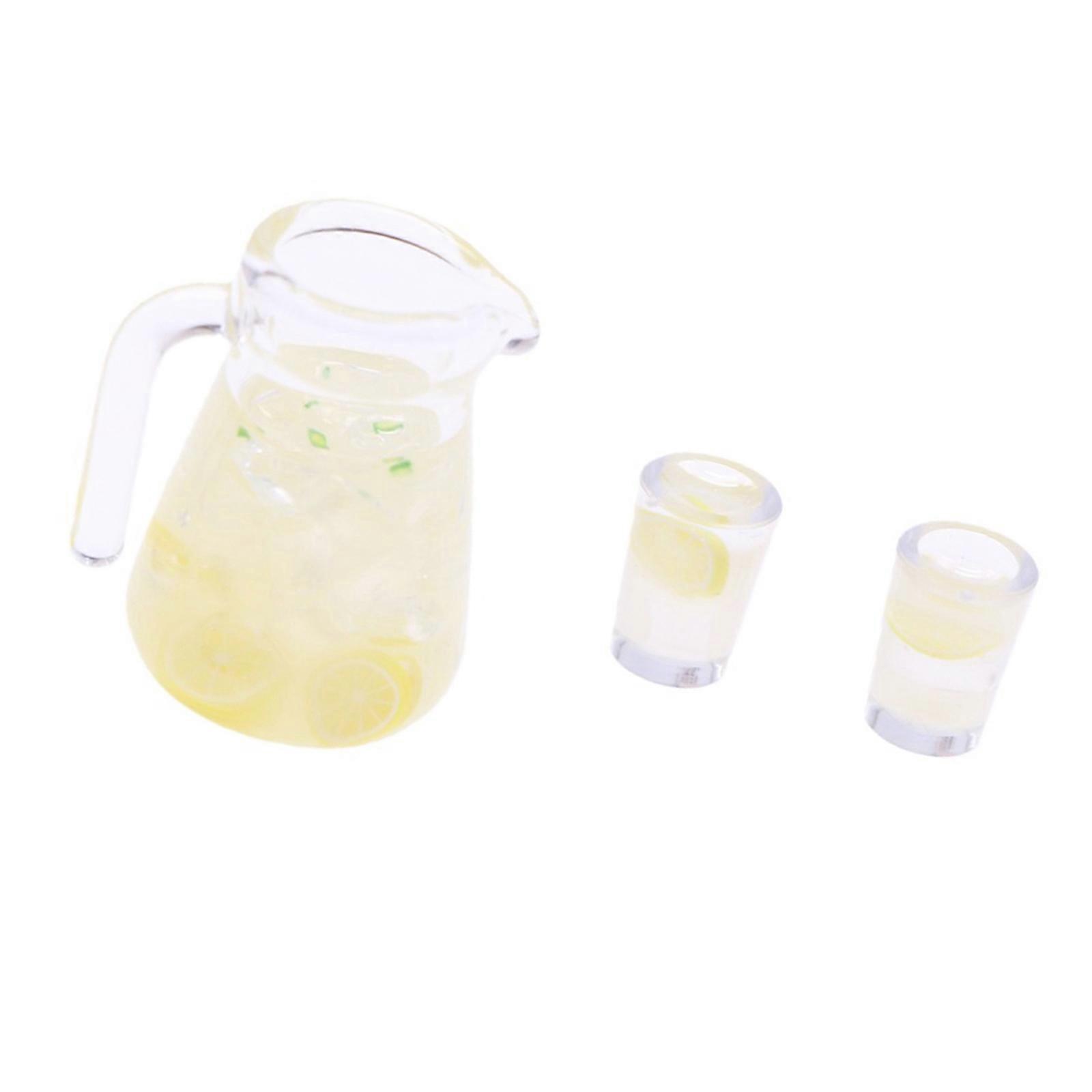 Simulation Resin Ice Lemon Drink Model Perfect For Modern Modern Themed Dollhouses Displays Multicolor