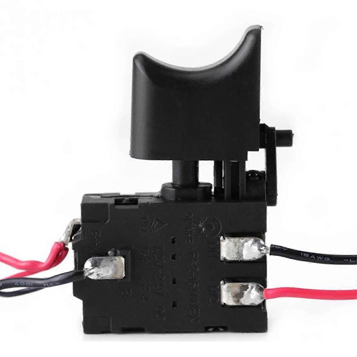 2Pcs Electric Drill Control Switch DC 7.2 V-24 V 16A Cordless Drill Trigger Switch Speed Control Button for Power Tools