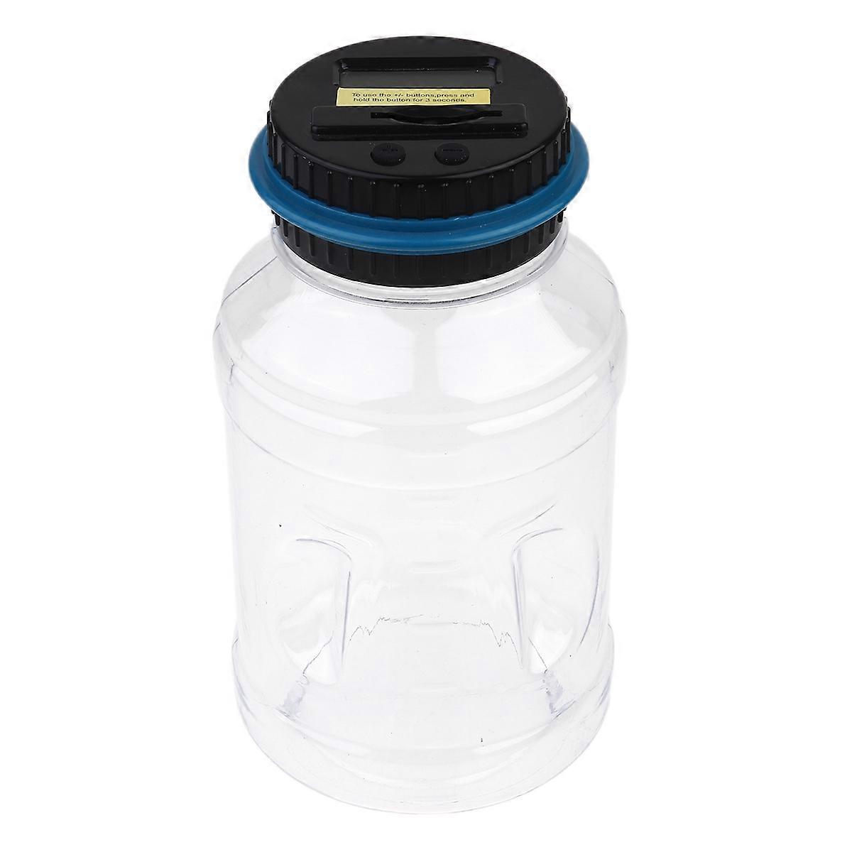 Digital Coin Bank Savings Jar Automatic Coin Counter Piggy Bank Large Capacity Money Saving Box with LCD Display without Battery (Taiwan Dollar Patter