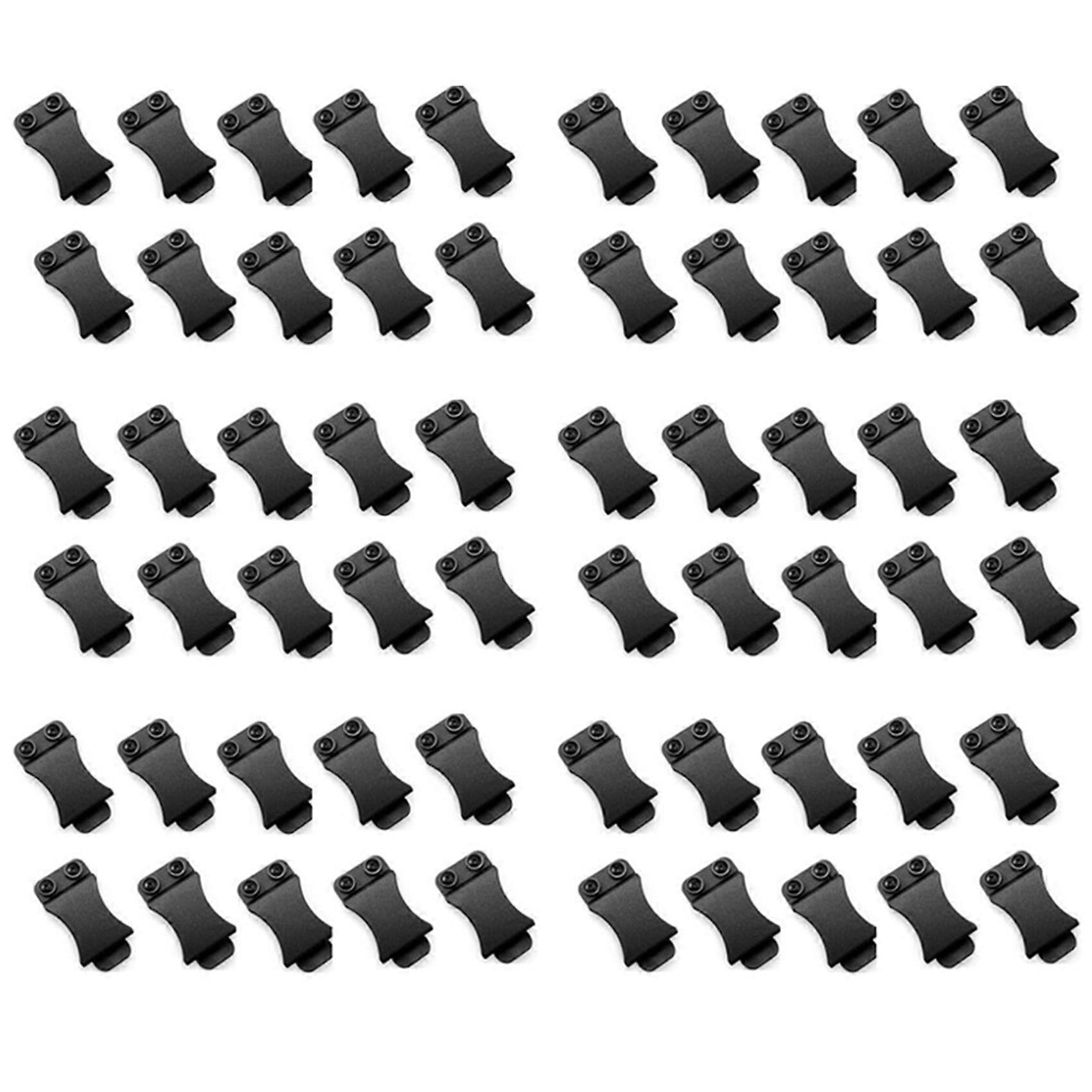 60PCS/LOT Quick Clips for 1.5 Inch Belts for Kydex Belt Clip Loop with Screw Fits Applications Tool 