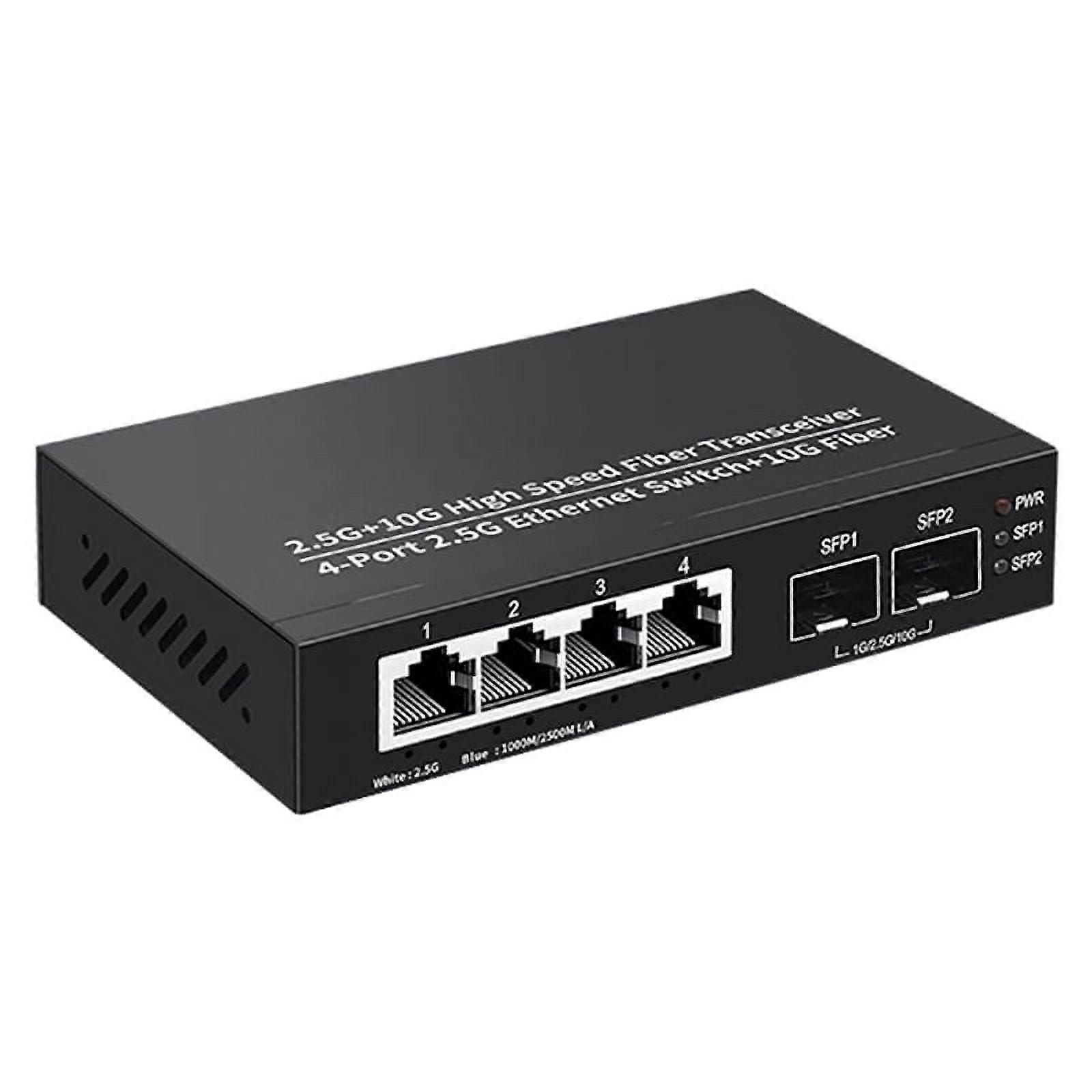 2.5G Ethernet Switch 4 Port 2500Mbps Network Switcher