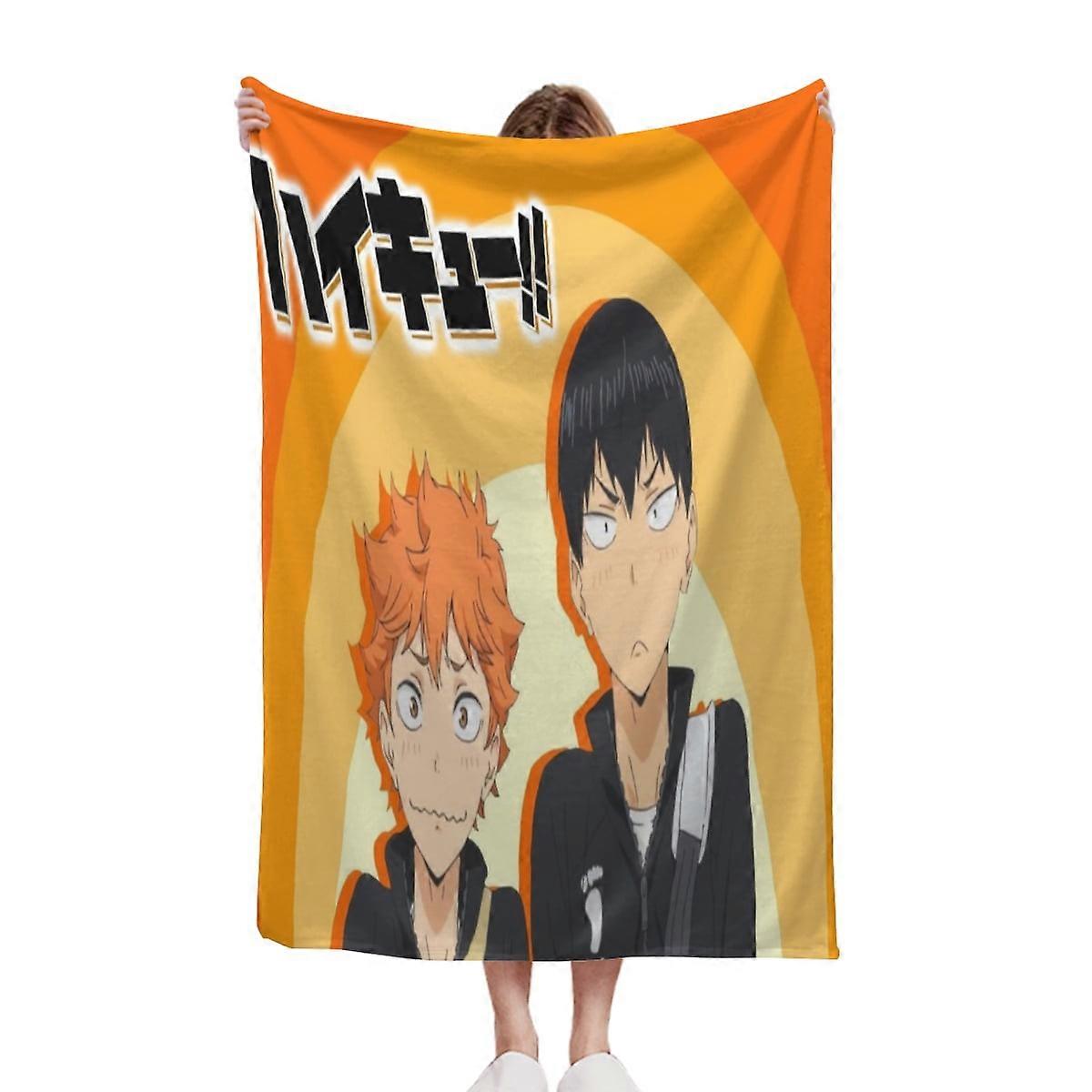 Haikyuu Flannel Blanket, Super Plush, Soft, Comfortable, Fluffy Flannel Wool, Sofa, Bed, Travel-310g