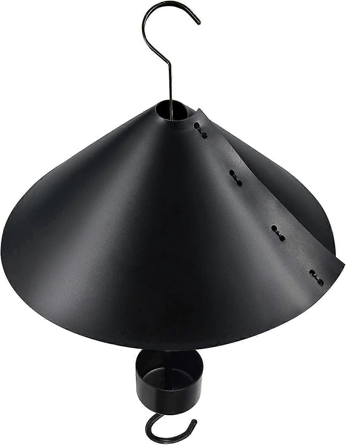 Squirrel Baffle 12in, Compatible with Bird Feeders & Houses - Wrap Around Guard for Pole Protection (Model B)