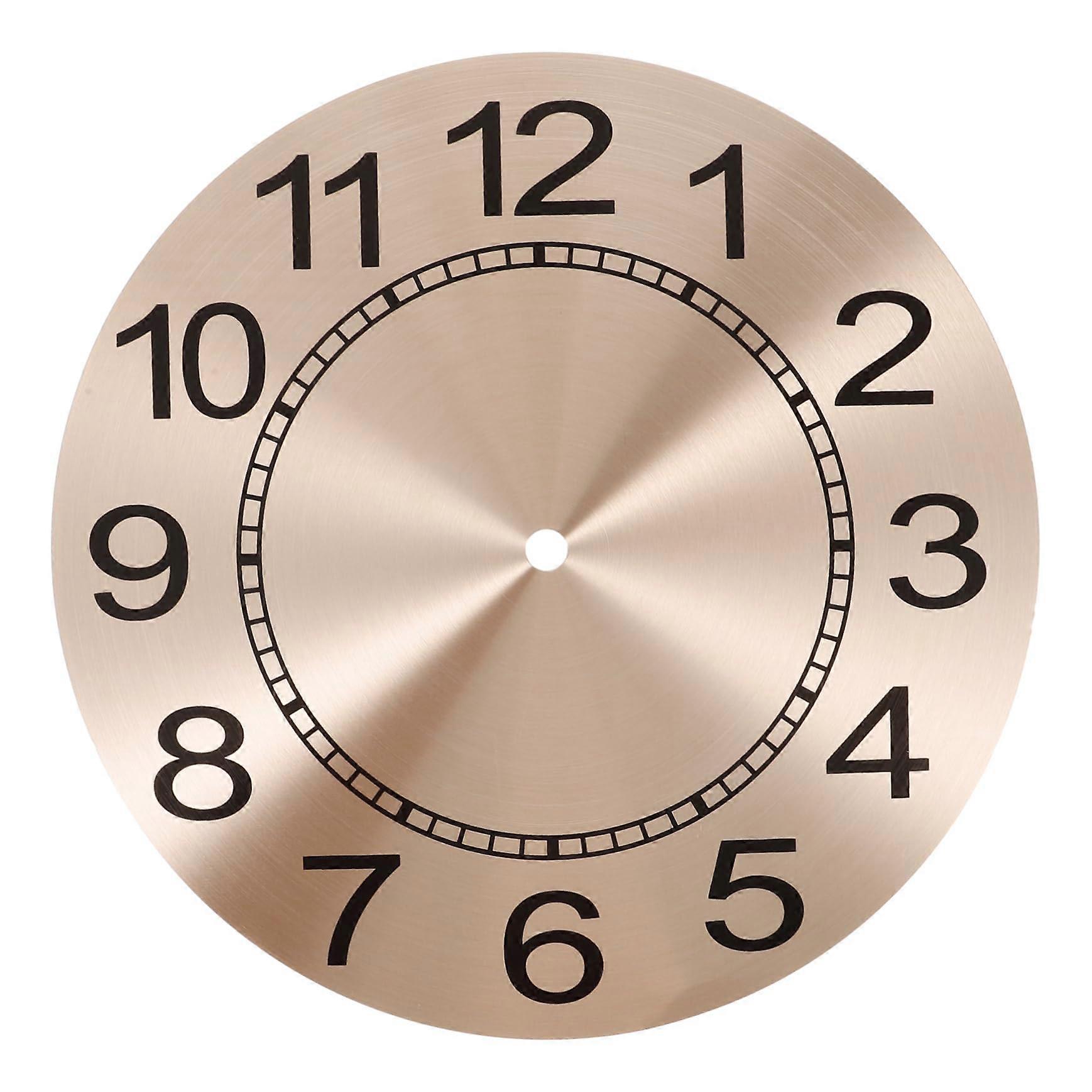 Quartz Wall Clock Movement Kit with Aluminum Dial, Silent Mechanism for Clock  and Replacement