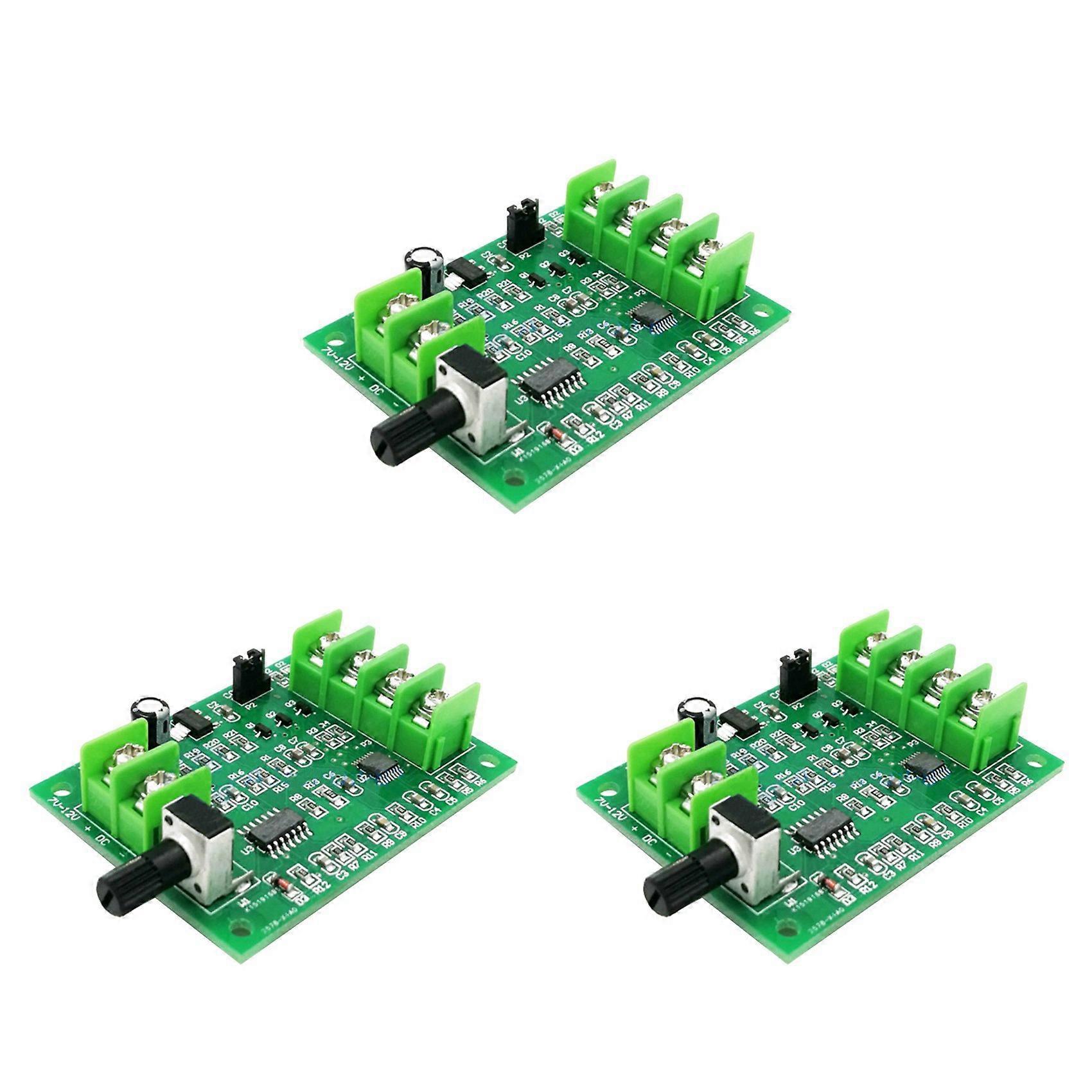 2X 7V-12V DC Brushless Driver Board Controller for Hard Drive Motor 3/4 Wire Speed Control Board