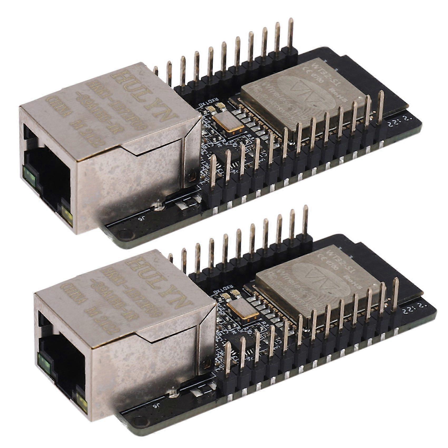 2X WT32-ETH01 Embedded Serial Port Networking Bluetooth + Wifi Combo Gateway Module