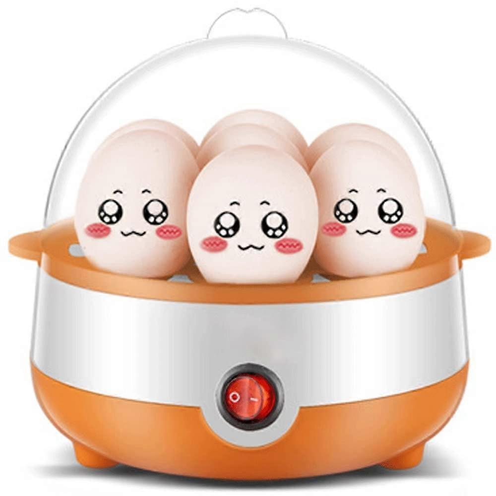 Electric Egg Cooker with Automatic Shut Off, 7 Egg Capacity, Rapid and Even Heating for Boiled or Poached Eggs
