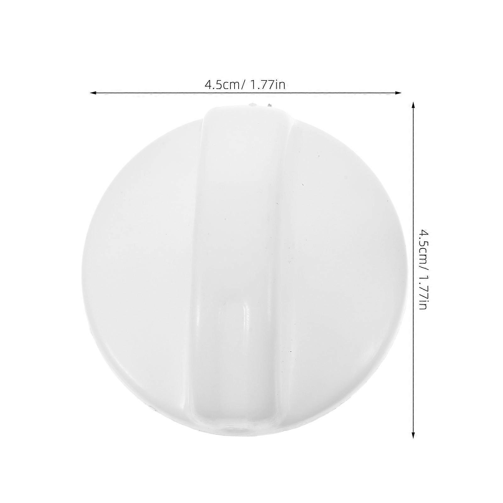 Kunststoff-Waschtrockner-Wahlschalter Waschmaschinen-Timer-Steuerknopf (weiß, omnipotent)