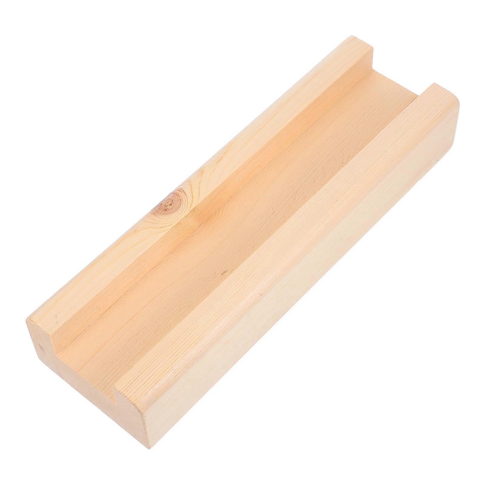 Art Stand Solid Wood Mirror Base for Display 2Pcs Non-Slip