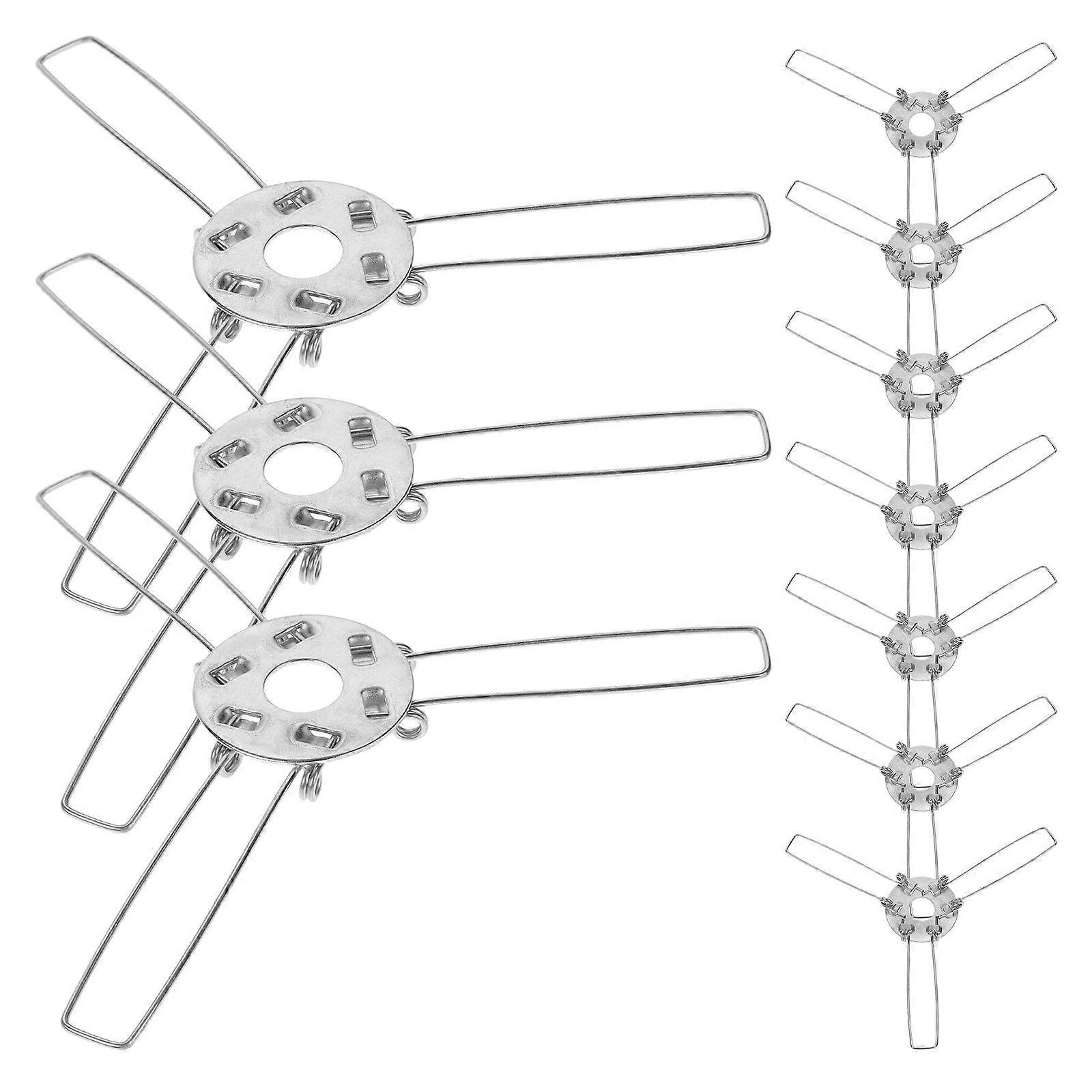 Lampshade Clips Lamp Shade Fixators for Durable Clamping 50Pcs Silver