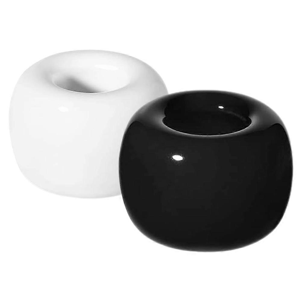 Assorted Ceramic Toothbrush Holder for Bathroom Use 8Pcs Set