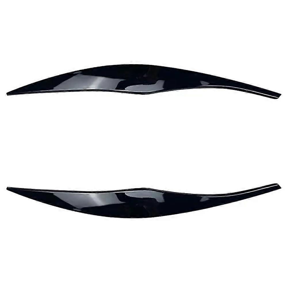 Headlight Eyebrows Gloss Black for BMW 3 Series E90 E91 20052012 ScratchResistant Protector