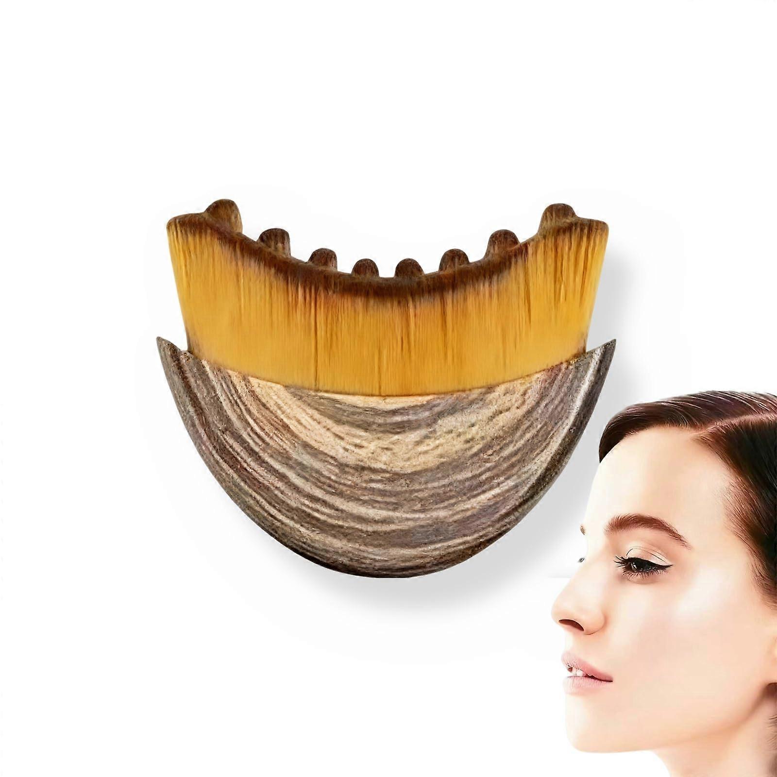 Lymphatic Drainage Face Brush for Puffiness Reduction and Skin Circulation with Comfort Grip