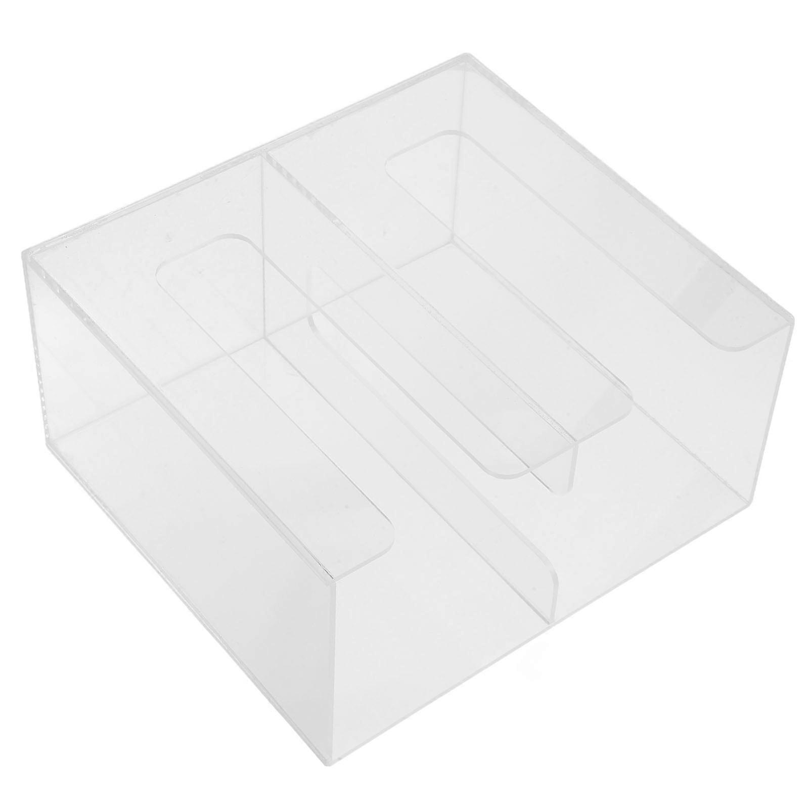 Acrylic Transparent Paper Cup Dispenser Holder for Home Use Organizer