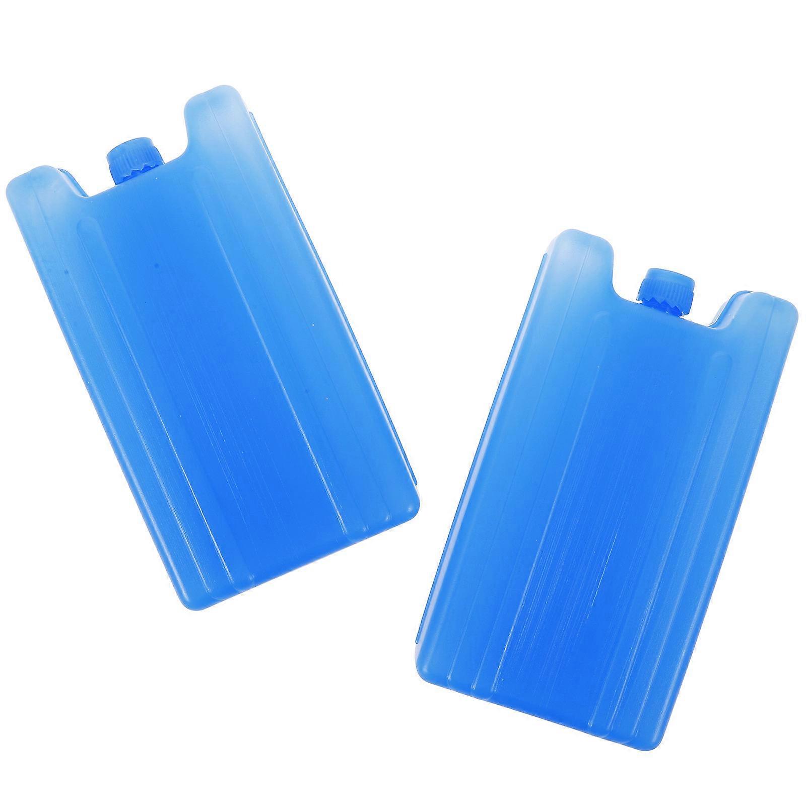 2pcs Reusable Ice Cooler Packs Refillable Freezer Ice Boxes