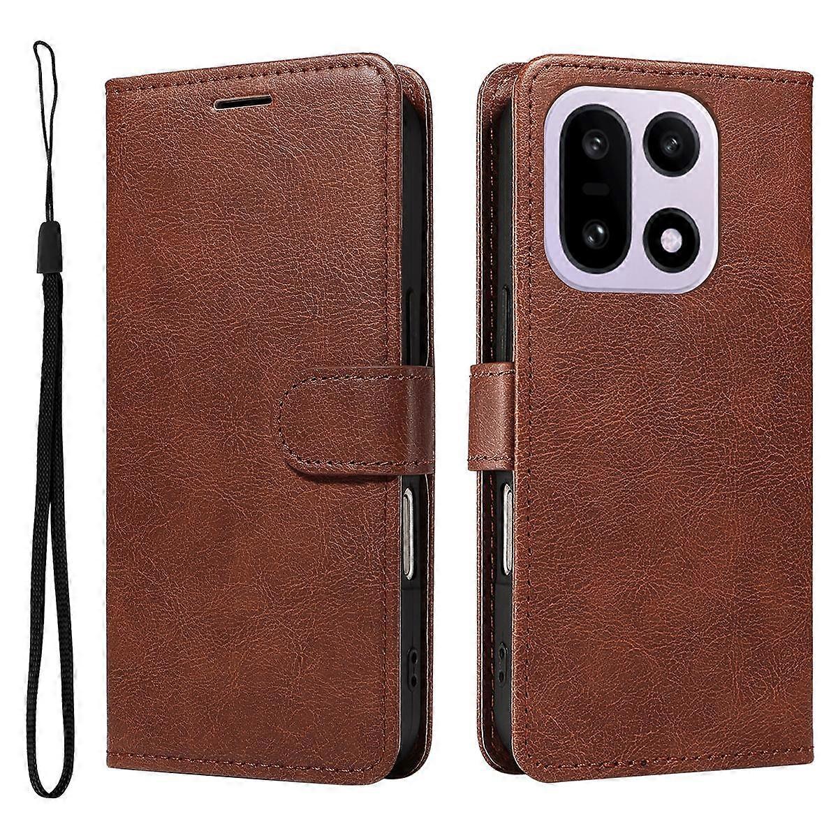 SKALO OnePlus 15 PU-läder Plånboksfodral