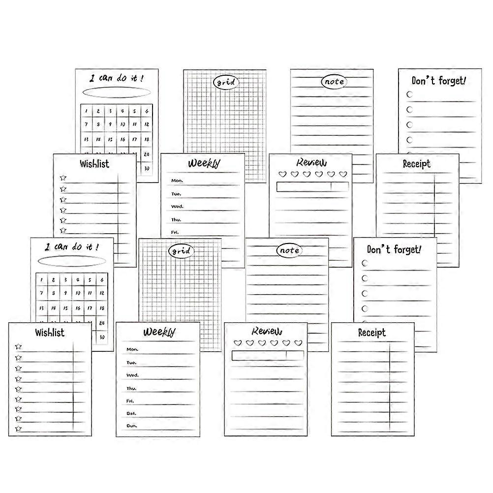 Memo Pad Small Memo Pads for Message Writing 80Pcs Multi Color Sheets