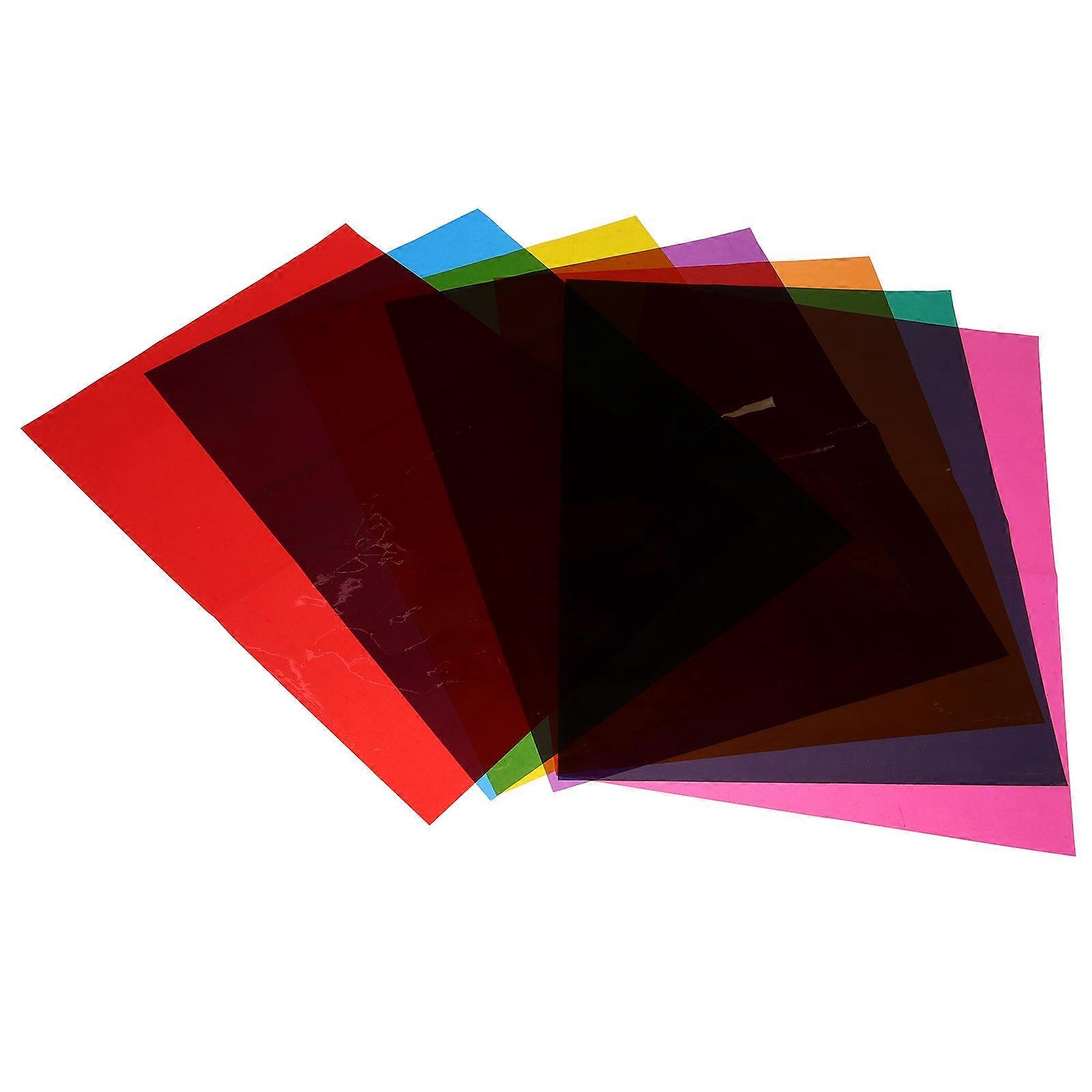 Cellophane Sheets for Gift Wrapping Assorted Color DIY Craft Supplies 21 Sheets A4 Size