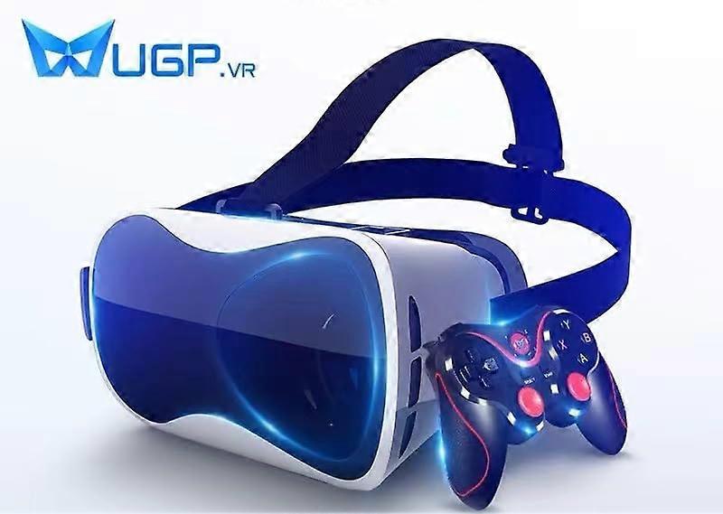 VR Headset for Kids with Controller, Phone Compatible, 3D Video and Games Links, iPhone and Android