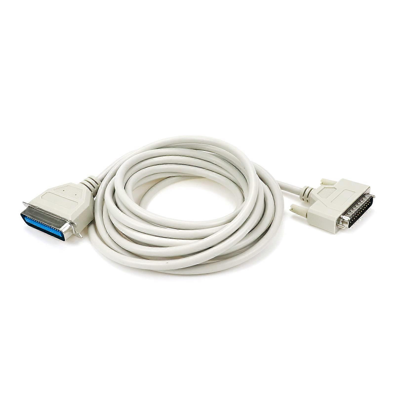 4.5m DB25 Male to Centronics 36 Pin Parallel Printer Cable IEEE1284 Speed Shielded