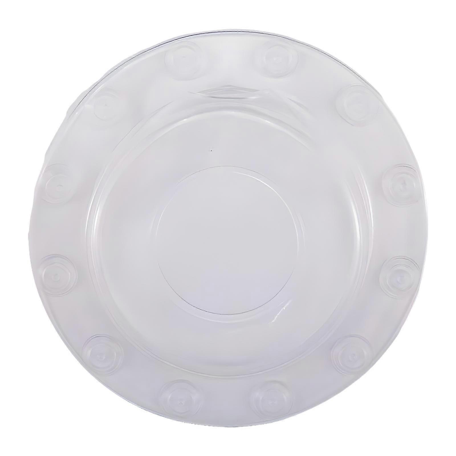 Bathtub Overflow Drain Cover, 6Inch Diameter, Clear Finish, For Deepest Baths, Bath Tub Overflow Cover, Bathroom Spa Accessories