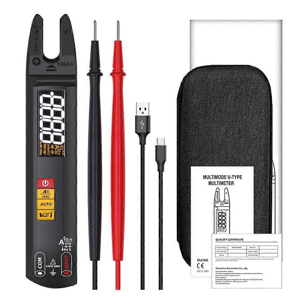 BSIDE U1 Digital Clamp Multimeter Auto Range DC AC Ammeter 6000 Counts High Precision Tester