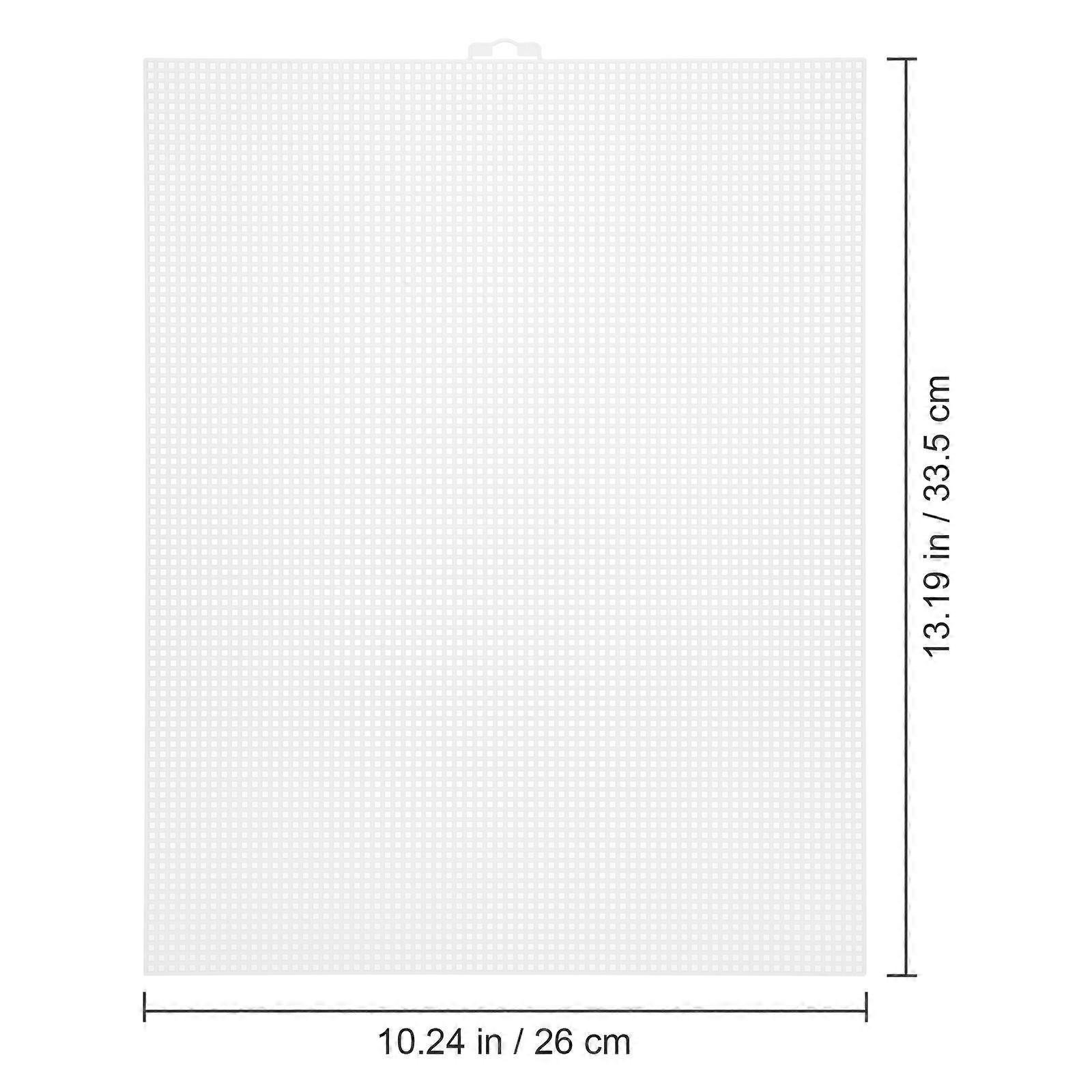 Portable Sewing Sheets Mesh Sheet for Crafting Use 3Pcs White Pe Material