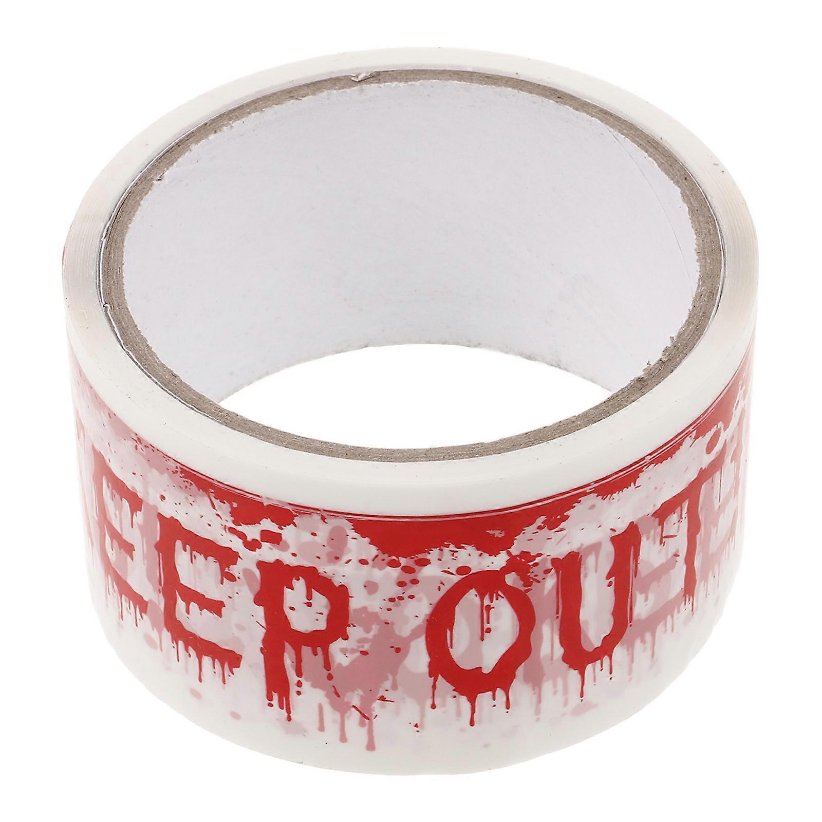 Halloween Caution Tape for Warning 1 Roll PVC DIY Decoration Accessory