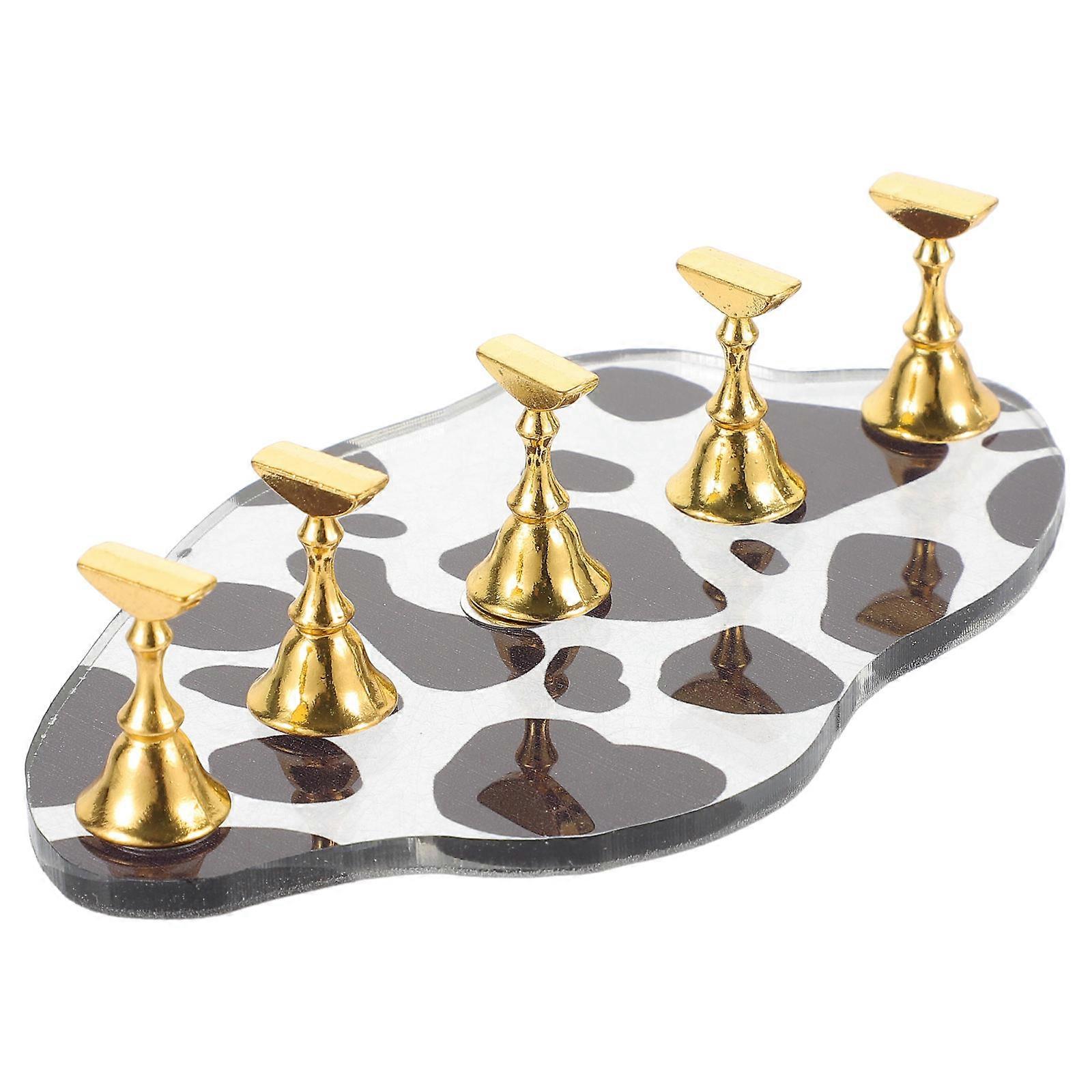 Nail Display Holder Acrylic Nail Stand for Press on Nails 4Sets