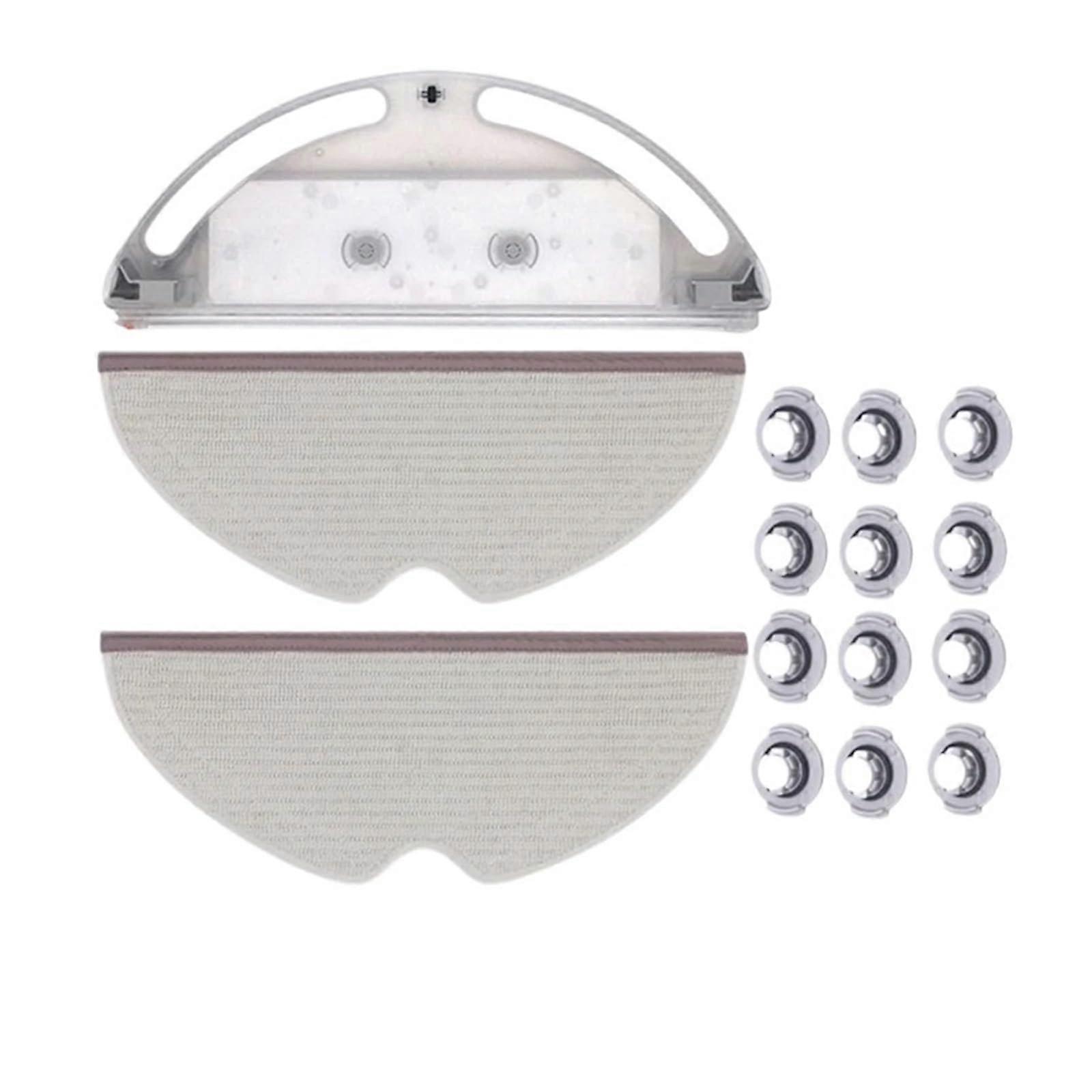 Robot Vacuum Mop Pads for Roborock Xiaomi S6 S5 E4 E5, Hair Tangle Resistant, 15pcs