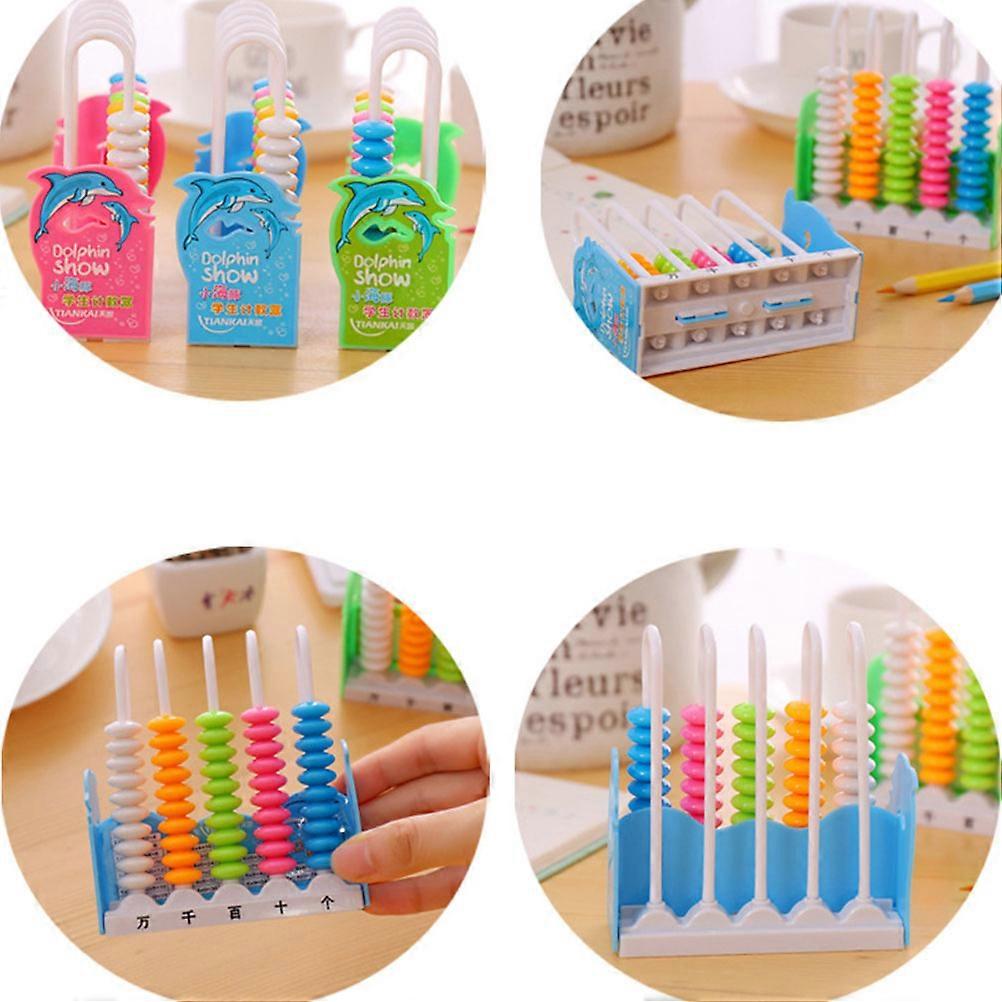 Educational Toys Kids Abacus for Learning Math with 2Pcs Counting Beads