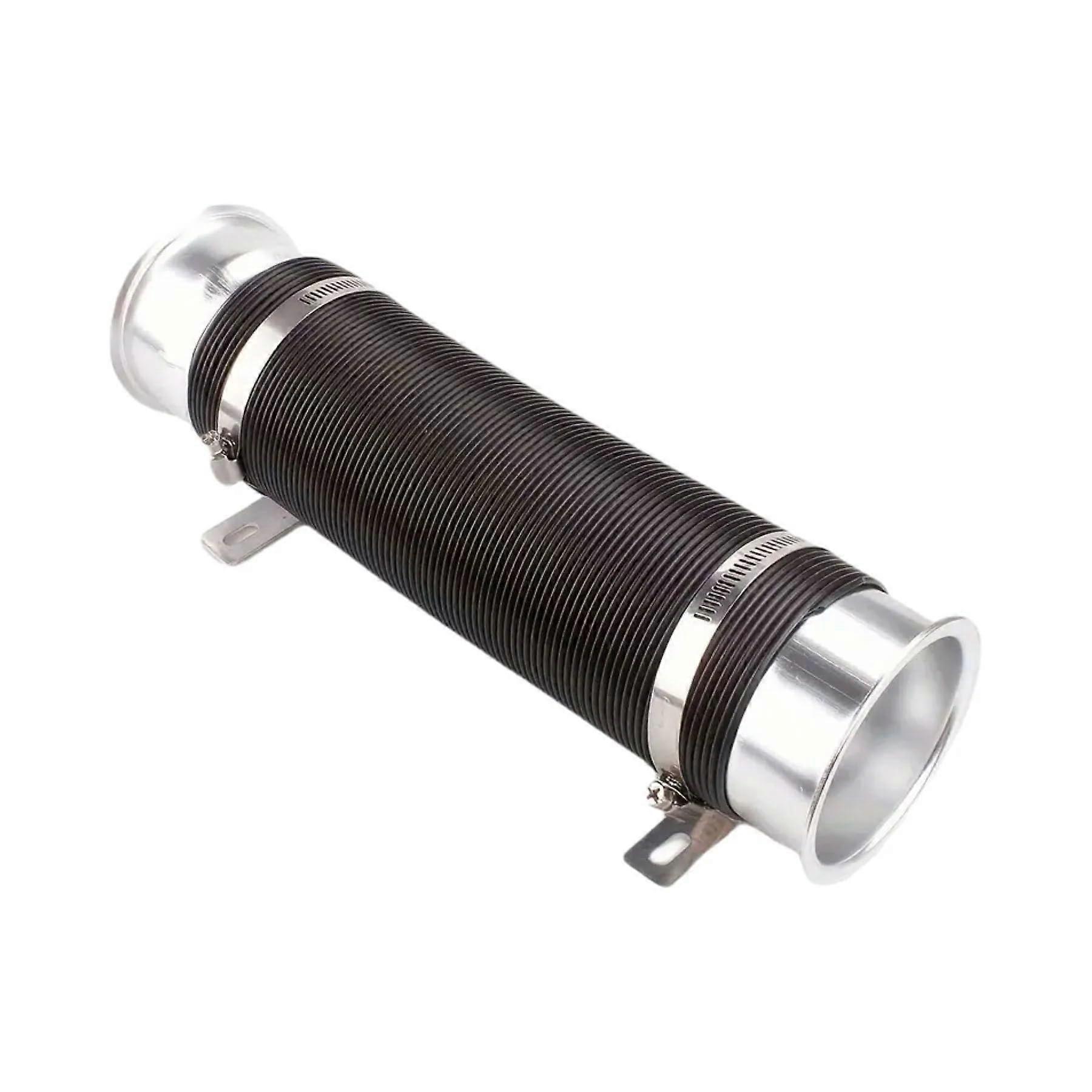 Cold Air Intake System Aluminum Pipe for Turbo with Adjustable Hose Improves Throttle Response