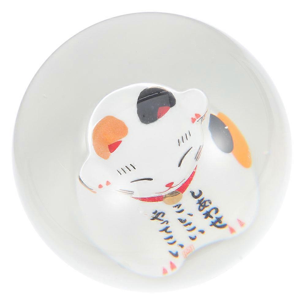 Gear Shift Knob Car Decorative Shift Knob for Car Use 2Pcs Transparent