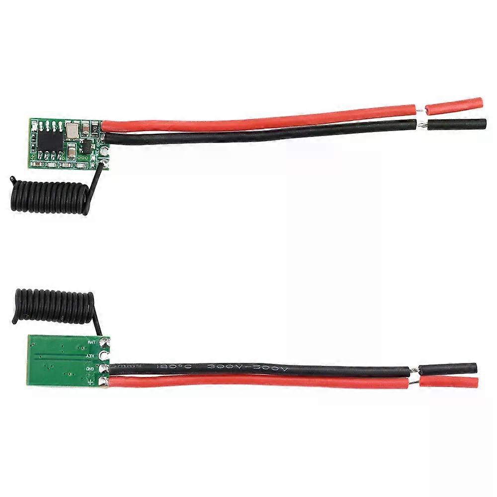 DC 3V-24V Wide Voltage Universal RF Module Micro Wireless Transmitter Module Receiver Module 433-43392MHz