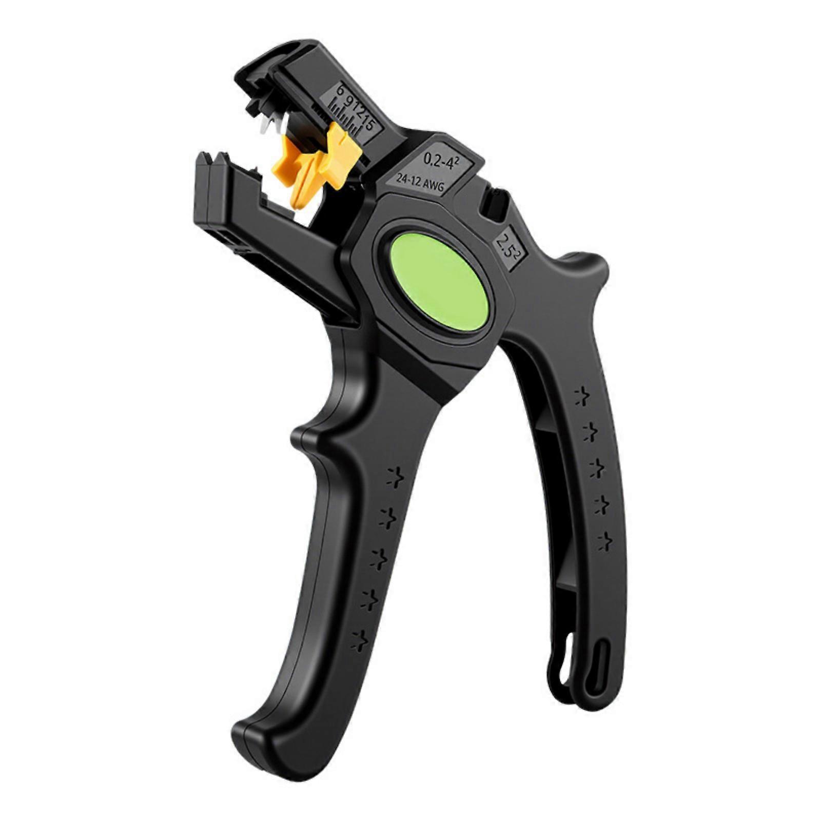 Electrician Grade Multifunctional Wire Stripper Tool Featuring Cutting Stripping Crimping Capabilities Sturdy Construction Adaptive Blade for Various