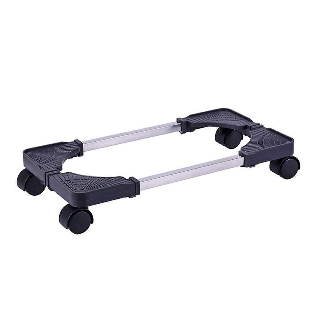 Adjustable CPU Stand with Lockable Wheels, Rolling Computer Tower Holder for Office and Home Use