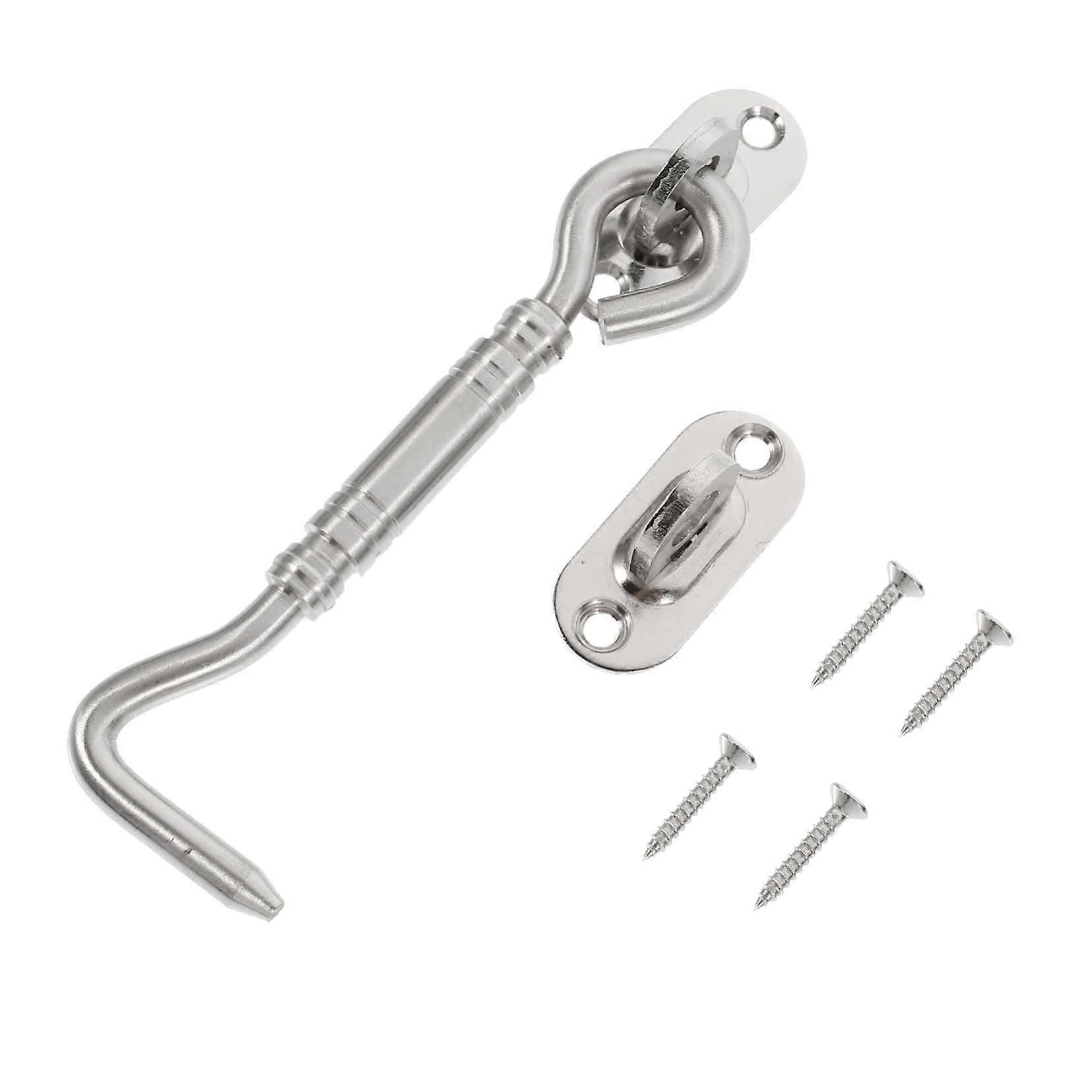 Barn Door Lock Stainless Steel Sliding Gate Latch Rustproof Secure for Garage and Pets