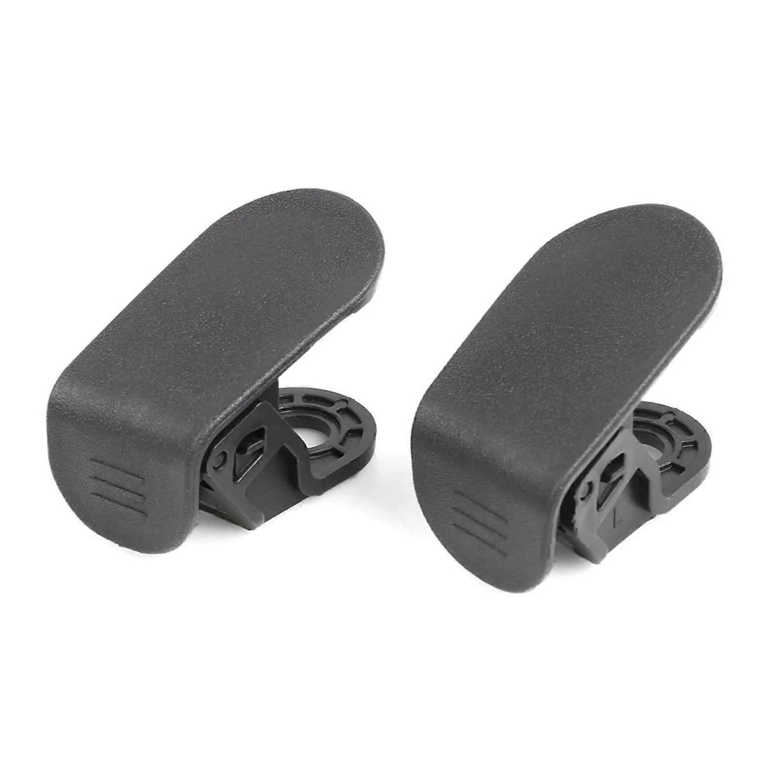 2PCS Front Trunk Bag Hooks Clips with Bolt Covers, Durable ABS Car Grocery Bag Holder