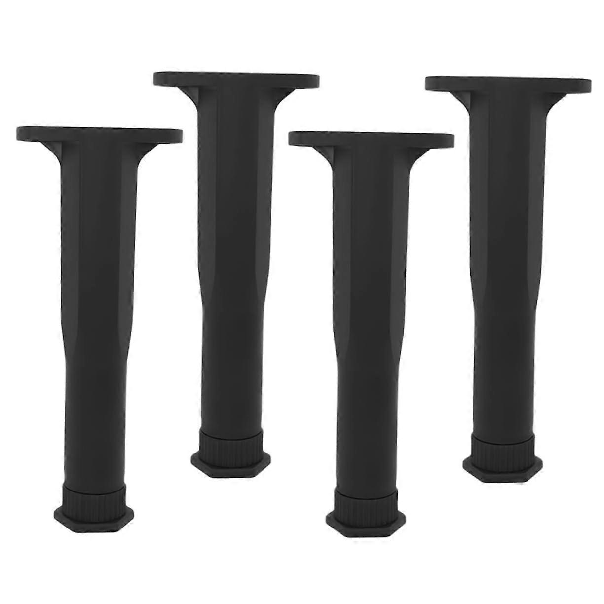4pcs Adjustable Furniture Legs Heavy Duty Replacement for Sofas and Cabinets Black