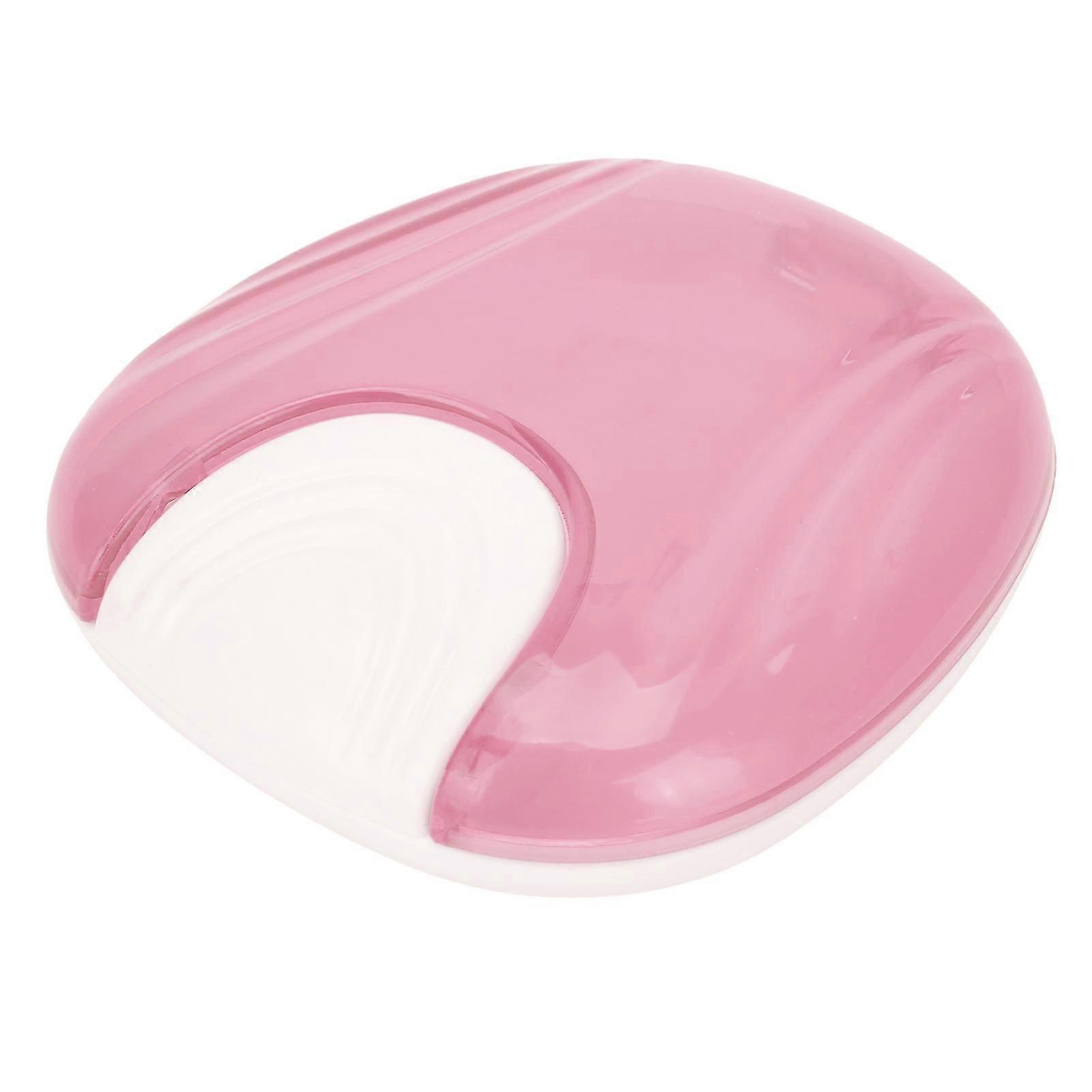 Durable Orthodontic Retainer Case Tooth Denture Container Portable Denture Storage BoxPink