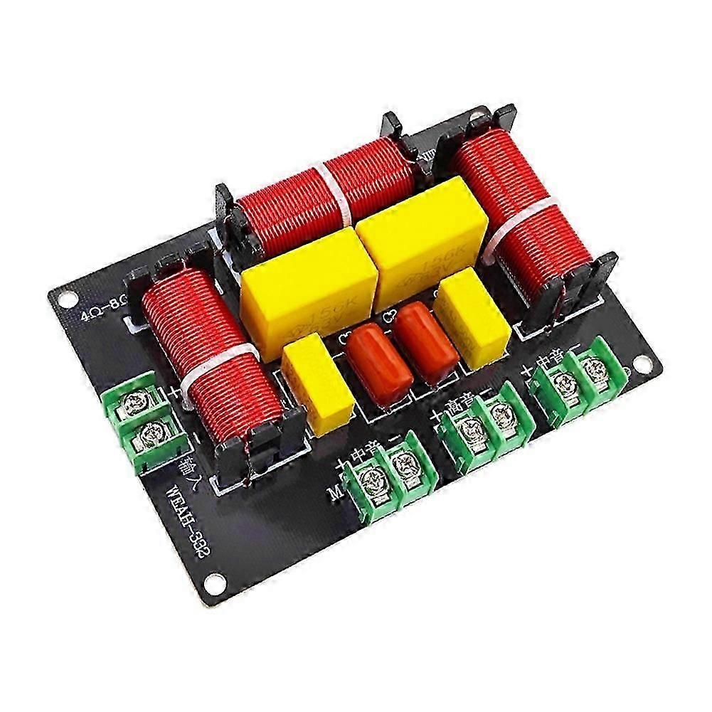 WEAH-332 200W 3 Way Crossover 2 Midrange 1 Treble Frequency Divider Audio Speaker Crossover KTV Crossover Model A