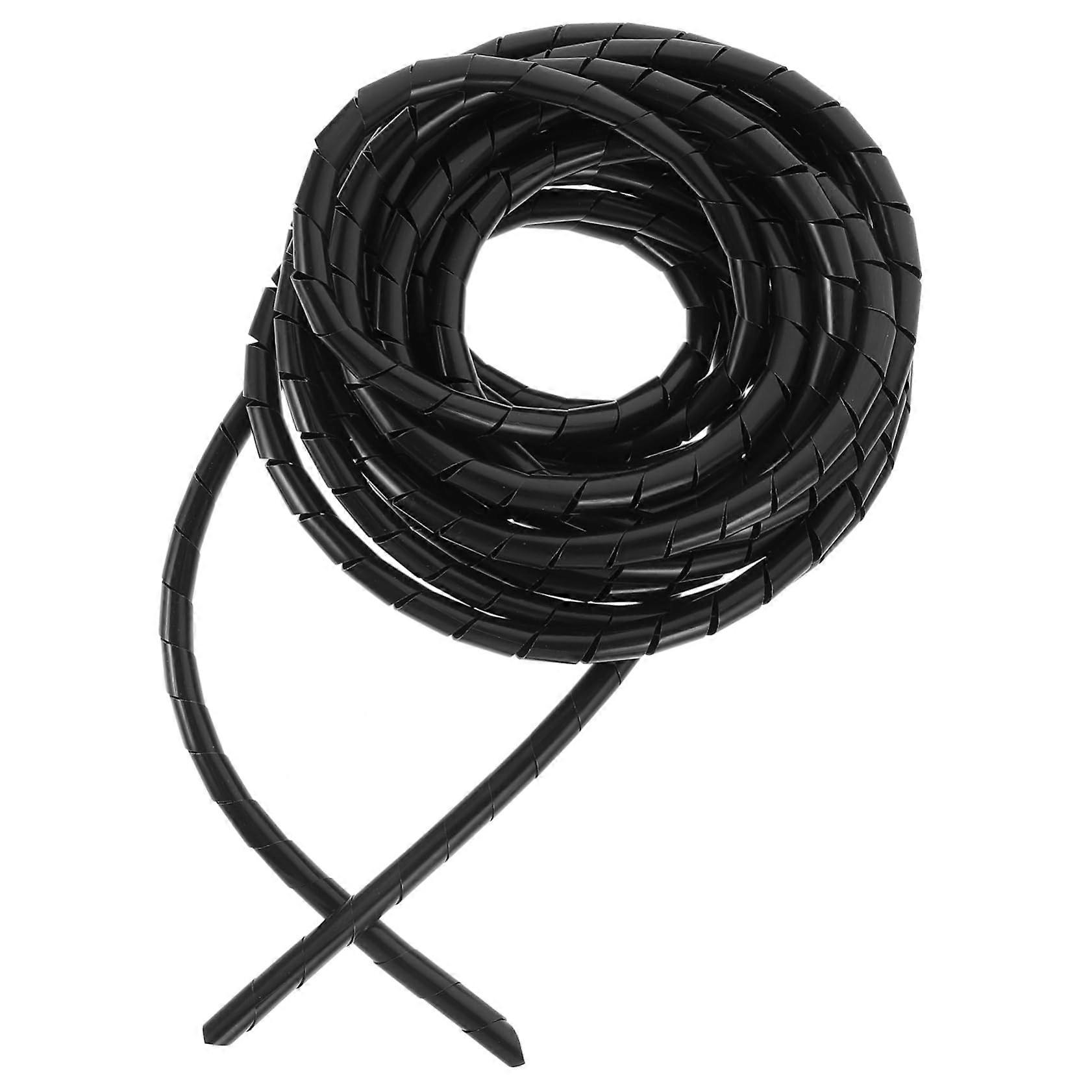 Flexible Spiral Cable Management Sleeve for Wire Organizer and Cable Clutter Elimination