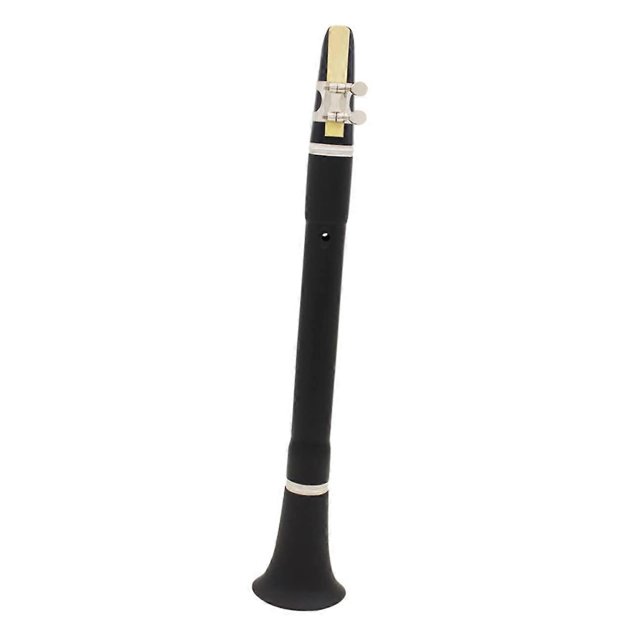 Pocket Clarinet for Beginners Mini Saxophone Style Compact Lightweight ABS Practice Instrument