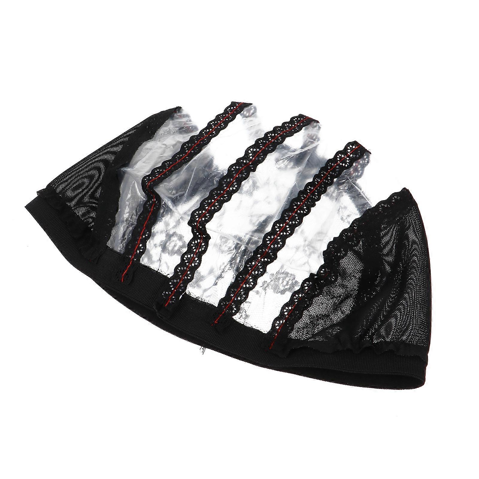 Wig Net Cap Multi-Functional Wearing Accessories Net 1Pcs Black Nylon Lace