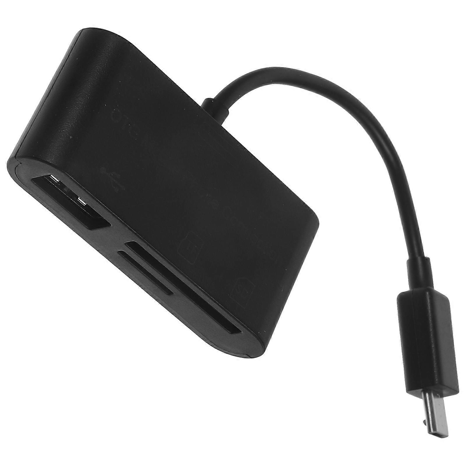 Otg Mobile Phone Connection 3 in 1 Hub Micro USB Reader Adapter 3Pcs Kit