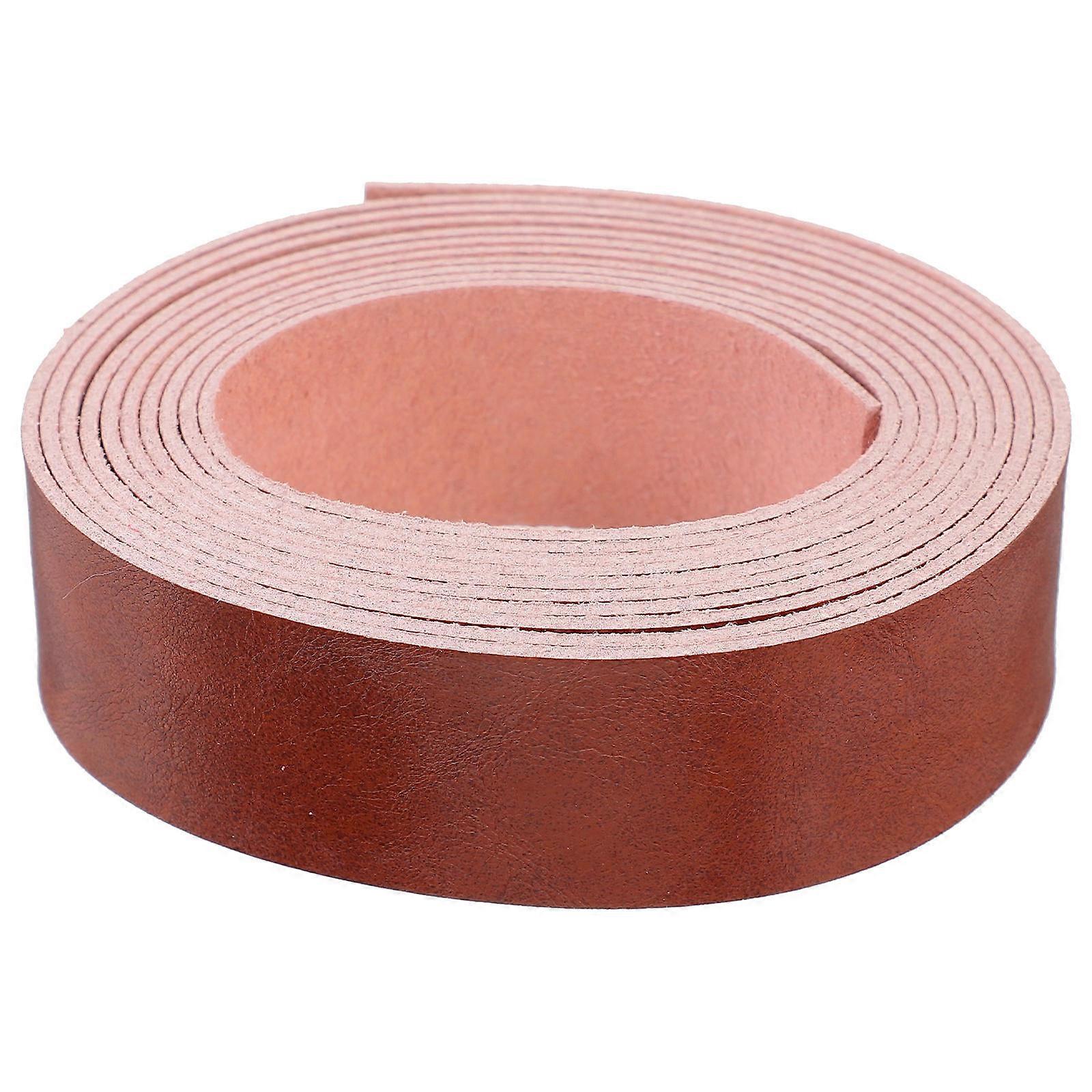 DIY Strip Craft Strap for Decor 1 Roll Brown PU Material